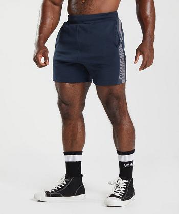 Gymshark Bold React 5" Shorts Herr Marinblå | SE 3433GSO